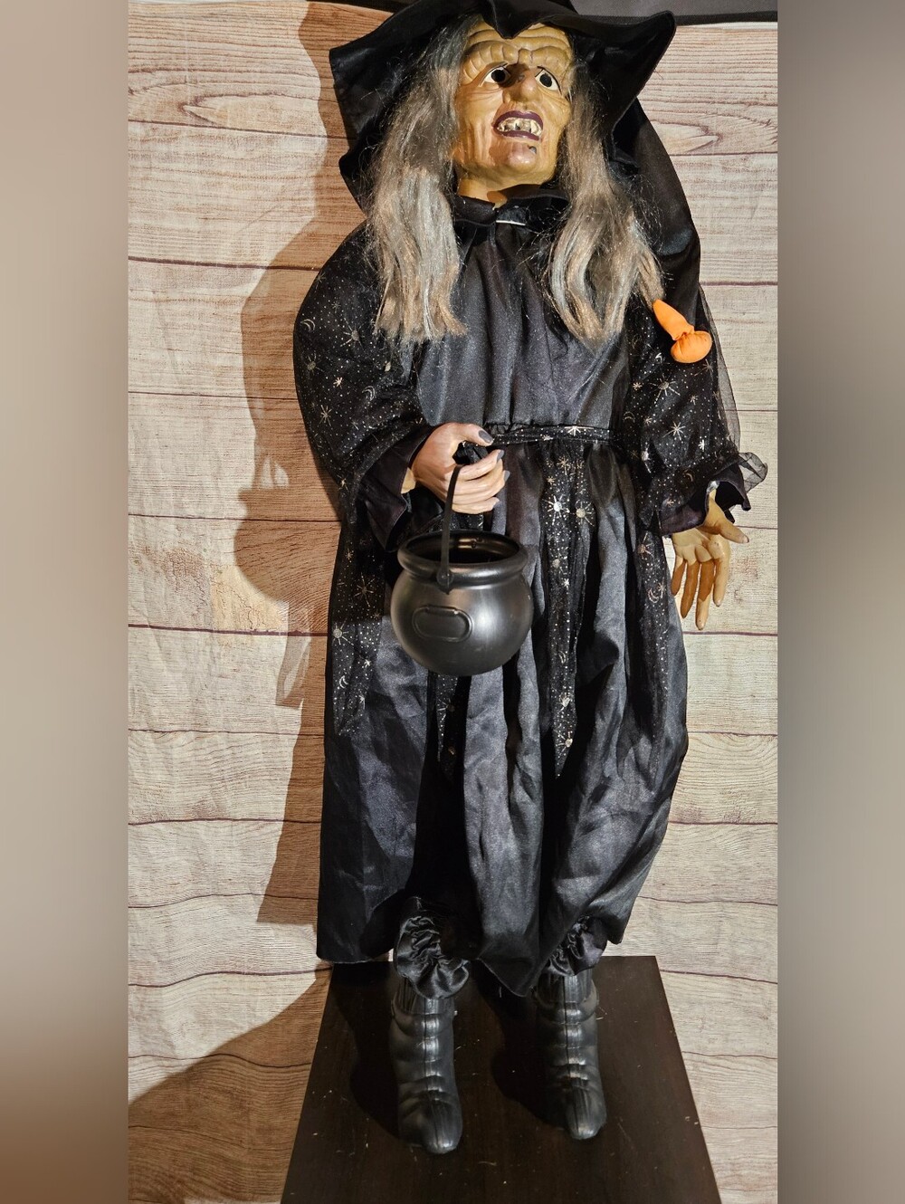 Vintage 90s witch halloween decoration